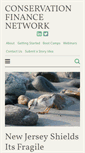 Mobile Screenshot of conservationfinancenetwork.org