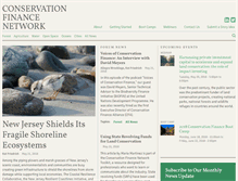 Tablet Screenshot of conservationfinancenetwork.org